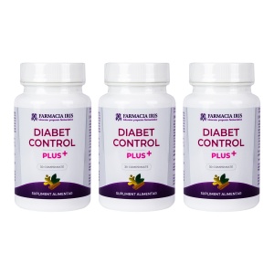 Pachet 3x Diabet Control Plus , 30 comprimate