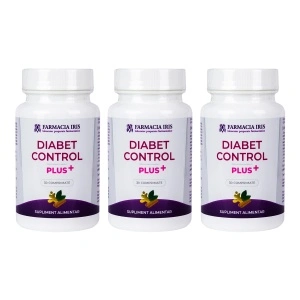 Pachet 3x Diabet Control Plus , 30 comprimate