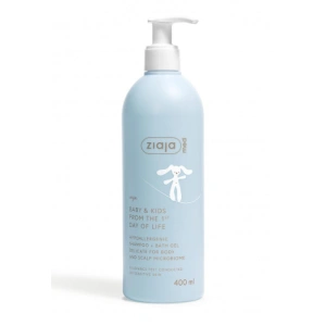 Șampon și gel de baie Med Baby & Kids, 400 ml, Ziaja