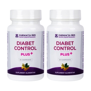 Pachet 2x Diabet Control Plus , 30 comprimate