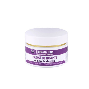 Cremă de noapte cu miere de albine bio, 50ml