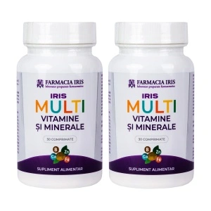 Pachet 2x Iris Multivitamine și Minerale ,30 coprimate