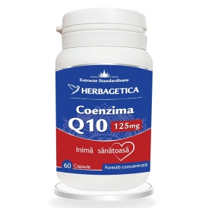 Coenzima Q10 125mg, 60 capsule, Herbagetica