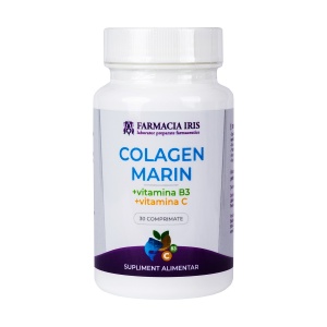 Colagen marin + Vitamina B3 + Vitamina C x 30 capsule