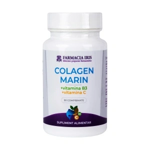 Colagen marin + Vitamina B3 + Vitamina C x 30 capsule