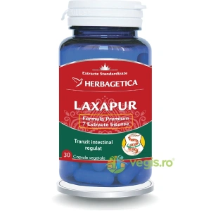 Laxapur, 30 capsule, Herbagetica