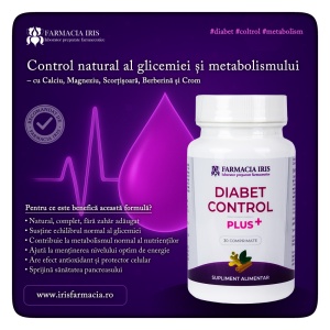 Pachet 3x Diabet Control Plus , 30 comprimate - Img 2