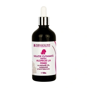Soluție pentru alopecie la femei cu minoxidil 2%, 100ml