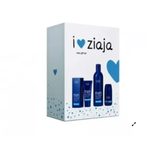 Set Men: gel de duș 300 ml, cremă de față 50 ml și roll-on 60 ml, Ziaja