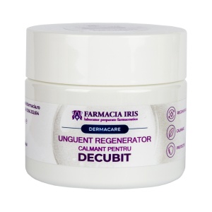 Unguent regenerator și calmant pentru piele cu decubit, 50ml
