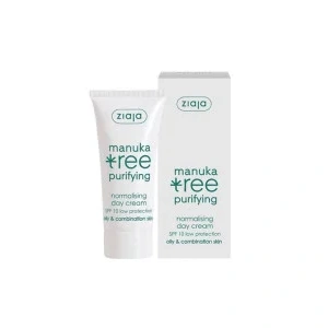 Cremă de zi normalizatoare Manuka Tree SPF 10, 50 ml, Ziaja
