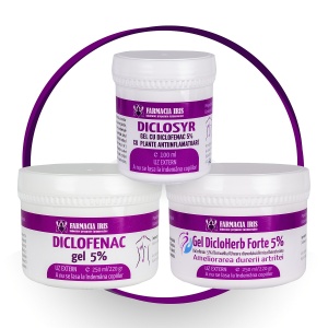 Pachet anti-inflamator & dureri musculare/articulare