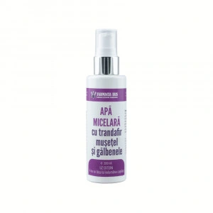 Apă micelară cu mușețel, gălbenele și apa de trandafiri, 100ml