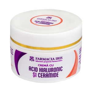 Cremă cu acid hialuronic și ceramide, 50ml