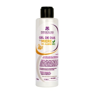 Gel de duș cu miere de albine bio, 200ml