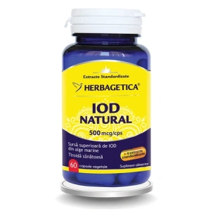 Iod Natural, 60 capsule, Herbagetica