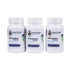 Pachet 3x Silimarină 7500 mg, 30 comprimate, Herbal Drugs