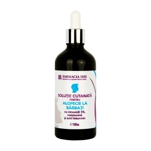 Soluție pentru alopecie la bărbați cu minoxidil 5%, 100ml