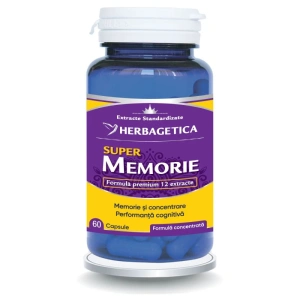 Super Memorie, 60 capsule, Herbagetica