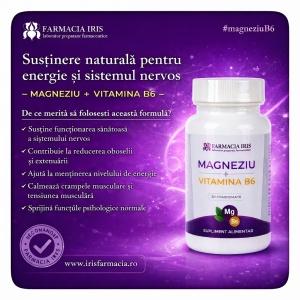 Magneziu+Vitamina B6 , 30 comprimate - Img 2
