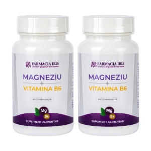 Pachet 2x-Magneziu+Vitamina B6 , 30 comprimate