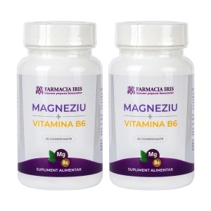 Pachet 2x-Magneziu+Vitamina B6 , 30 comprimate
