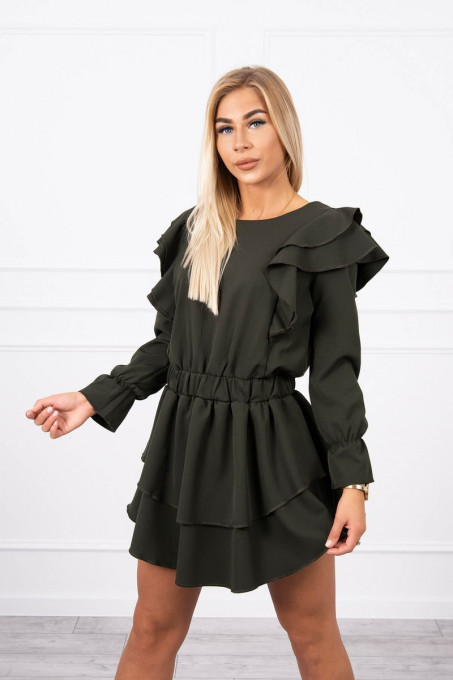 Дамска рокля Бриджит 66047 - khaki