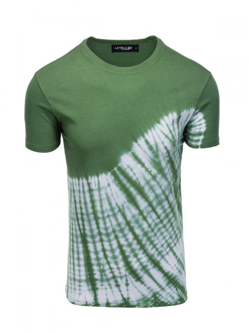 Мъжка тениска Ombre Tie-Dye S1617 V3 - зелена