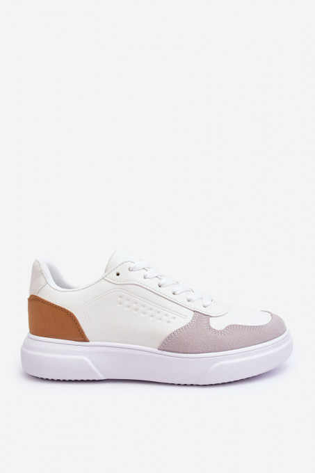 Мъжки кецове Castiel SH26234 - бели