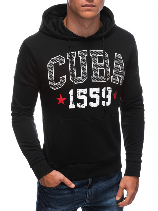 Мъжки суичър Cuba B1517 - черен