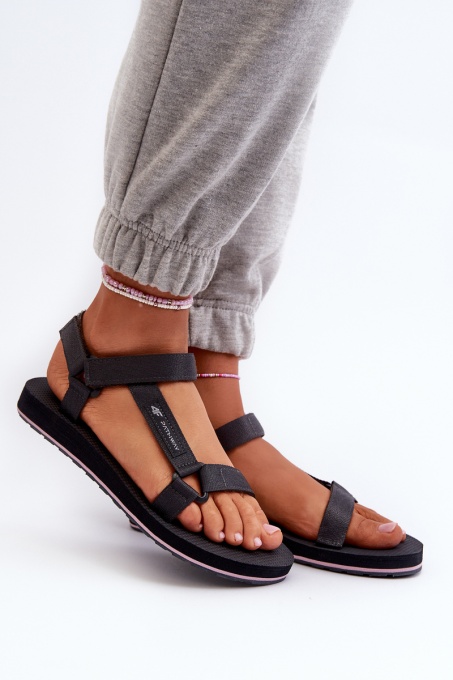 Дамски спортни сандали 4FRSS24FSANF054-23S SH32696 - тъмно сиви
