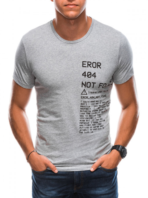 Мъжка тениска Eror S1727 - сива