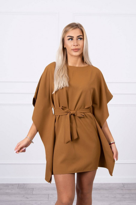 Дамска рокля Карол 9016 - camel