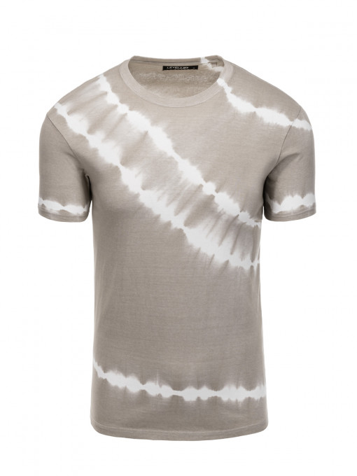 Мъжка тениска Ombre TIE DYE S1622 V1 - сива