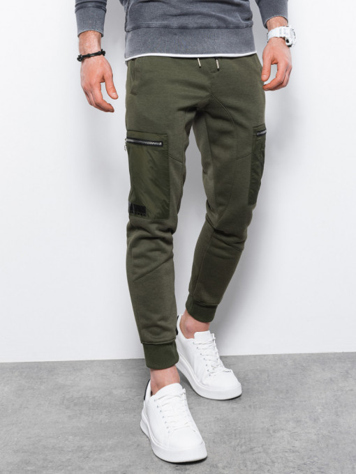 Мъжки спортен панталон P917 - khaki