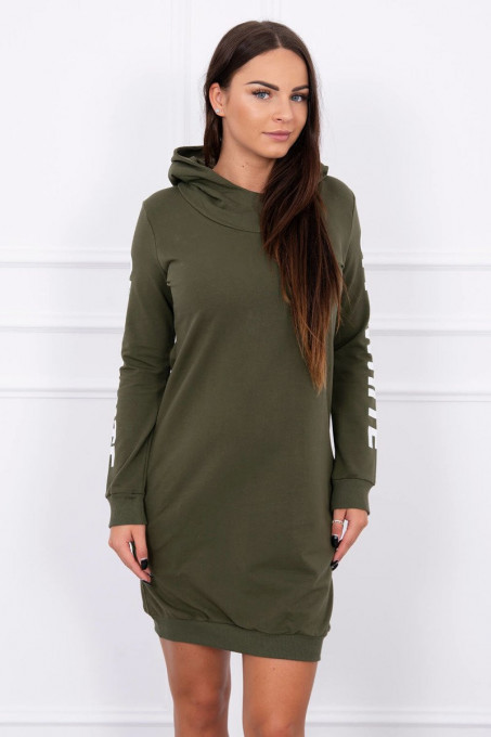 Дамска рокля Августа 62072 - khaki