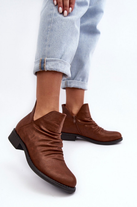 Дамски ежедневни обувки Sakaala SH27776 - Shades of brown and beige