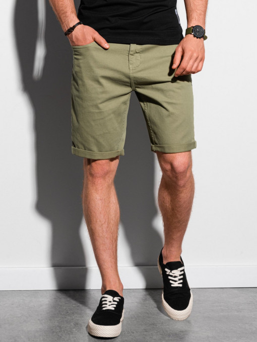 Мъжки къси панталонки W303/OM-SRDS-0103 - khaki
