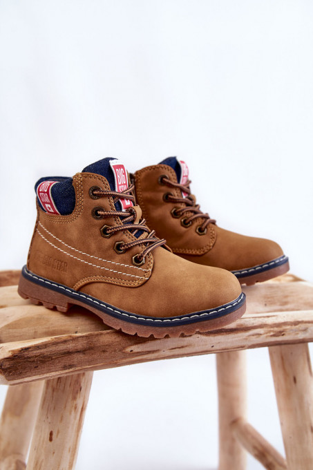 Детски туристически обувки Big Star KK374130 SH22183 - Camel