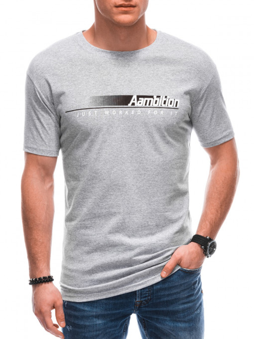 Мъжка тениска Aambition S1799 - сива