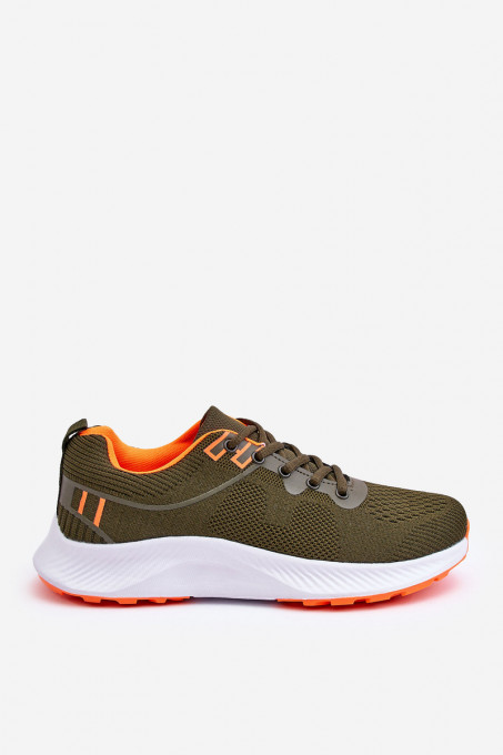 Мъжки текстилни маратонки Jasper SH26007 - зелени