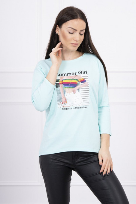 Дамска блуза Summer Girl 66787 - мента