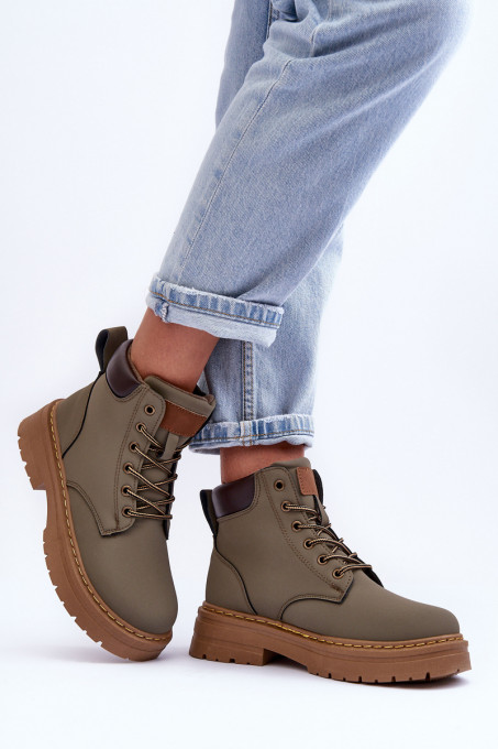 Дамски изолирани боти Corbin SH27276 - зелени