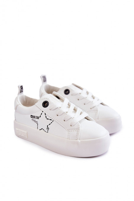 Детски кецове Big Star KK374222 SH22185 - бели