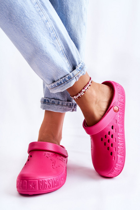 Дамски леки чехли Crocs Big Star II275007 SH21463 - цикламени