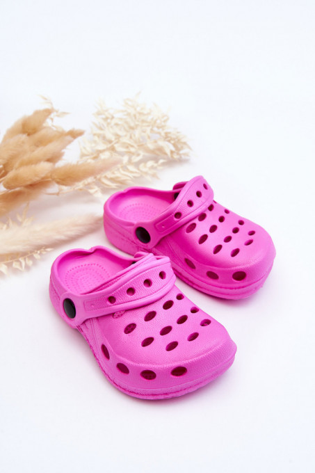 Детски леки чехли Crocs Lucas SH26189 - цикламени