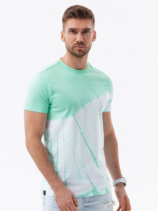Мъжка тениска Ombre Tie-Dye S1617 V5 - мента