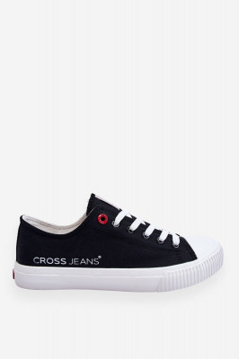 Класически мъжки кецове Cross Jeans са изработени от текстилна материя. Тези обувки идеално се адаптират към формата на крака. Маратонките имат стелка от мек материал.Подметката е изработена от гумен материал и не се хлъзга. Класически модел с връзки, кой
