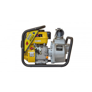 Motopompa WASPPER WP30-P 3" pentru apă curată/semi-murdară, înălțimea de refulare 30 m, pentru sarcini grele, cu motor pe benzină