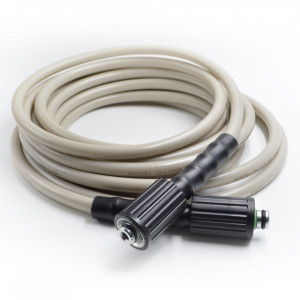 Furtun de presiune PVC cu conector M22x1,5 la ambele capete, 1/4" lungime 7,5m gri - Img 4